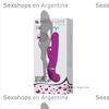 Vibrador con estimulador de clitoris USB y lanzador de liquidos